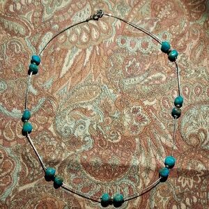 Turquiose Choker W Silver